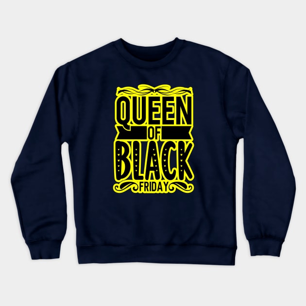 black friday, yellow and black friday Crewneck Sweatshirt by Lebihanto